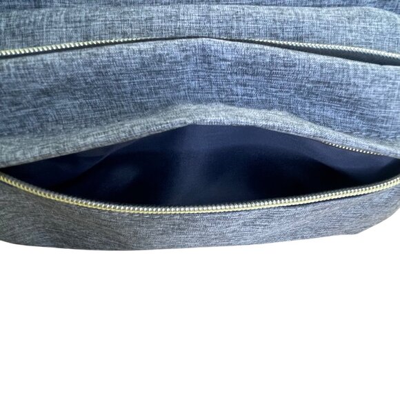 Lovevook Gray With Gold Accents Adjustable Straps Viola l Laptop Backpack Sz M - Picture 14 of 16